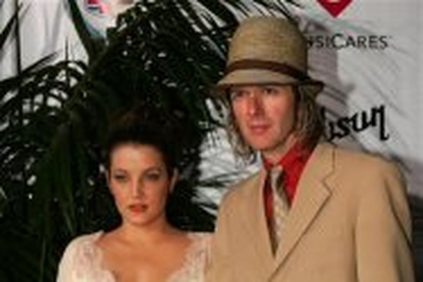 Lisa Marie Presley með fjórða eiginmanni sínum Michael Lockwood.