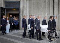 útför Atla Heimis