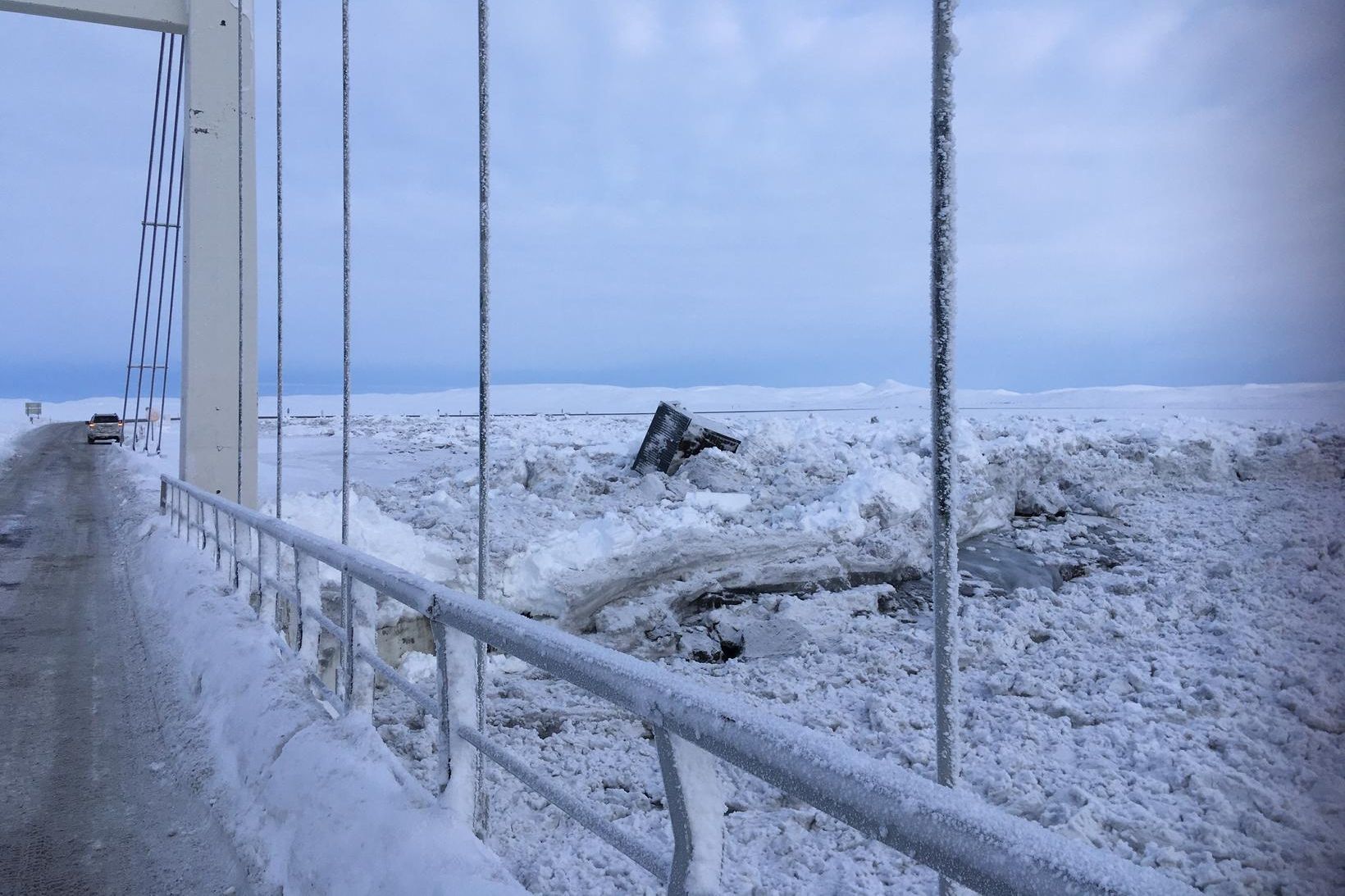 Brúin yfir Jökulsá á Fjöllum.