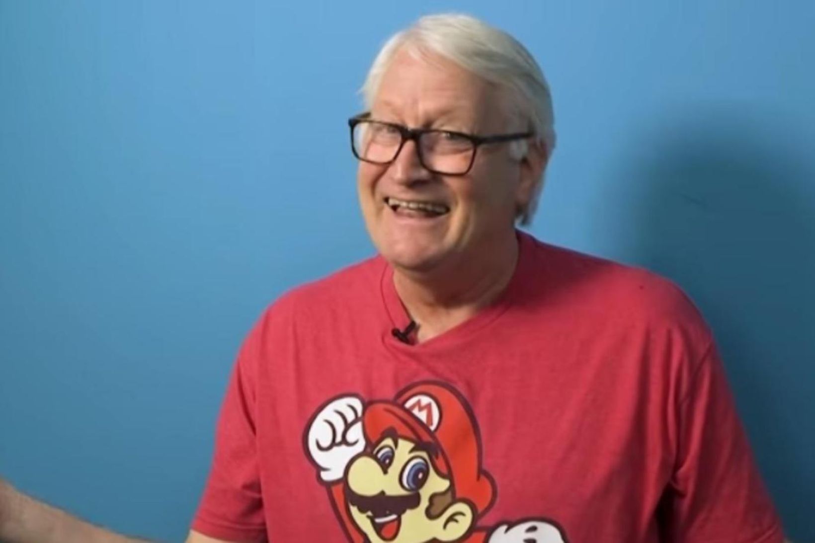 Charles Martinet talar fyrir Mario í Super Mario.