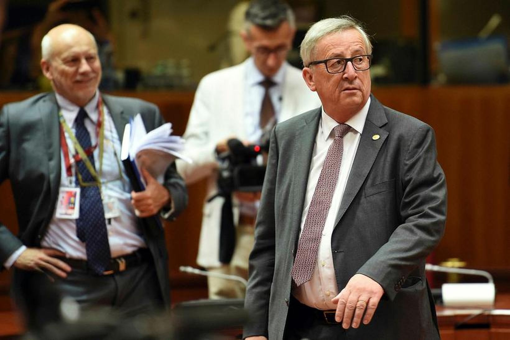 Jean-Claude Juncker, forseti framkvæmdaráðs Evrópusambandsins, hefur áhyggjur af þróun mála …