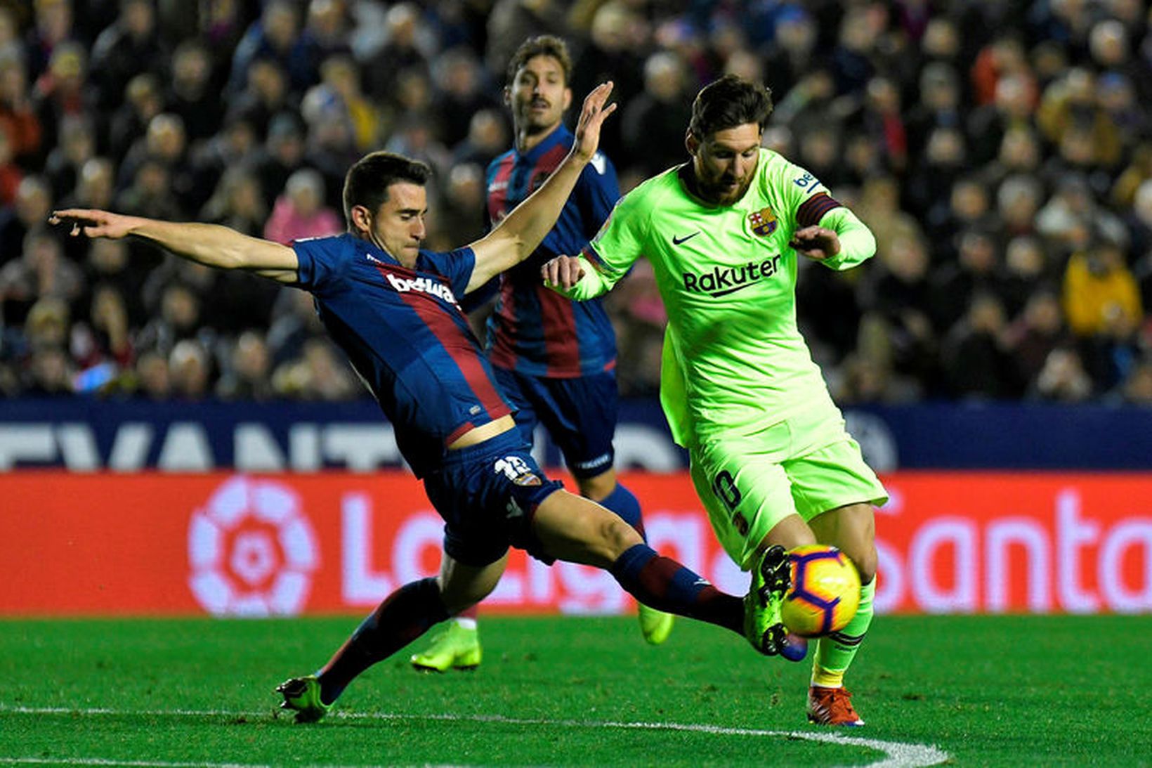 Lionel Messi var óstöðvandi í kvöld.
