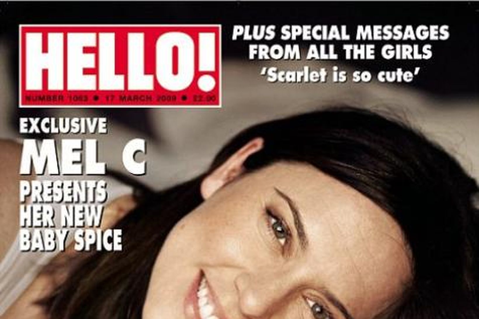 Mel C á forsíðu Hello.