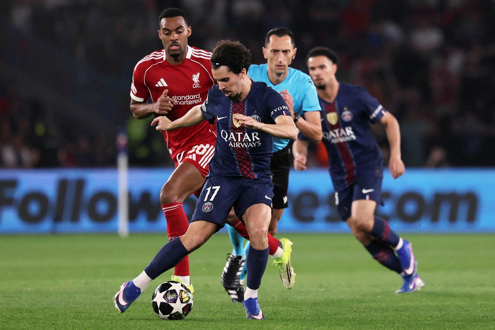 París SG - Liverpool, staðan er 1:0