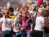 Children in Reykjavík's western part of town took advantage of the good weather.