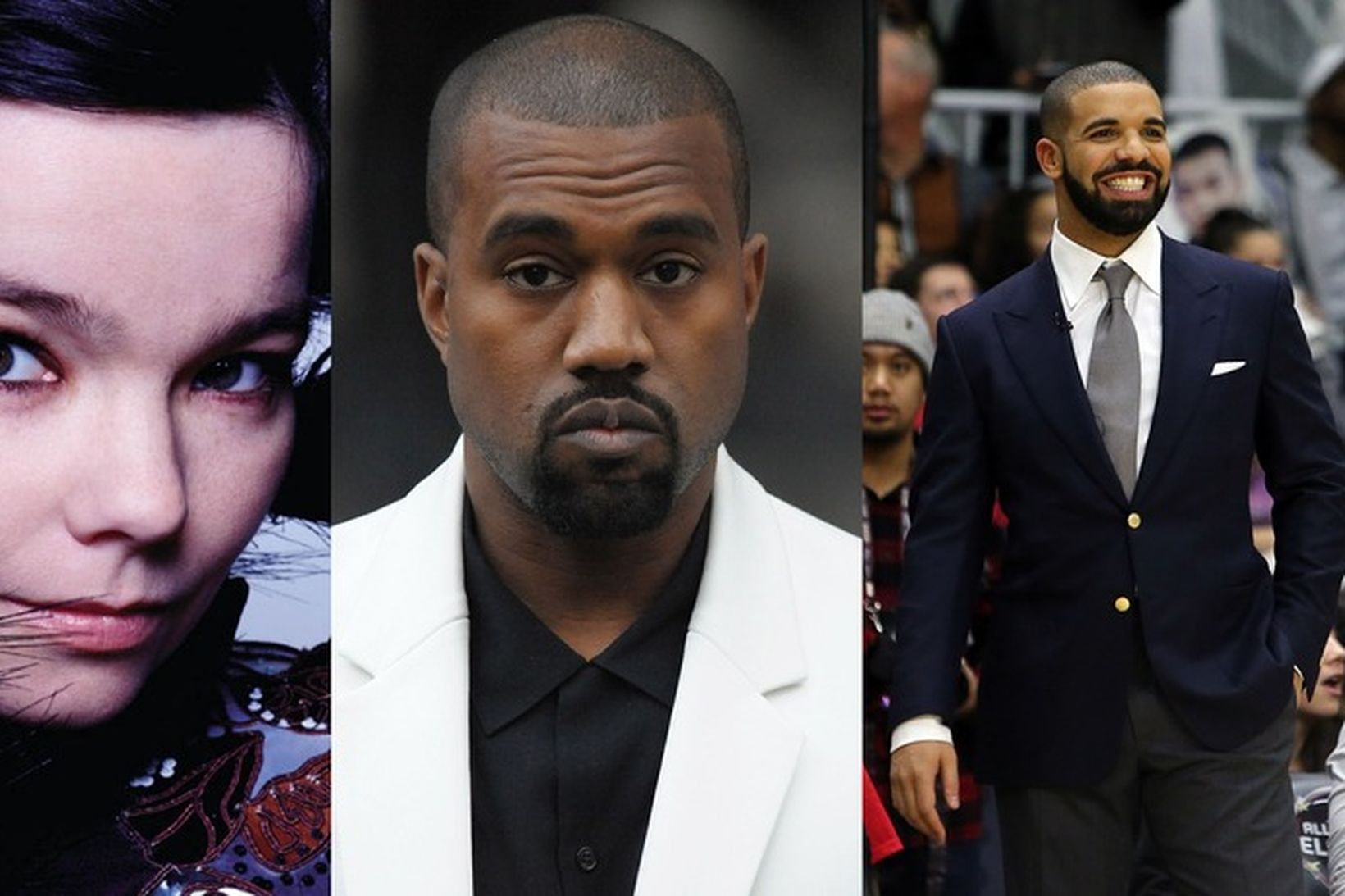Sameina Björk, Kanye West og Drake krafta sína?