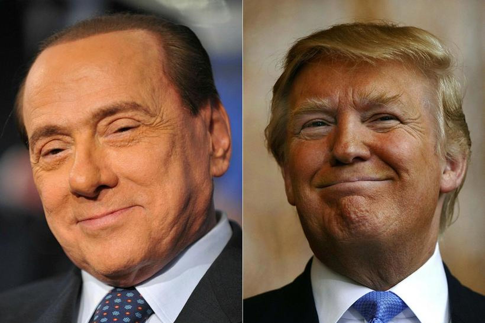 Berlusconi og Trump.