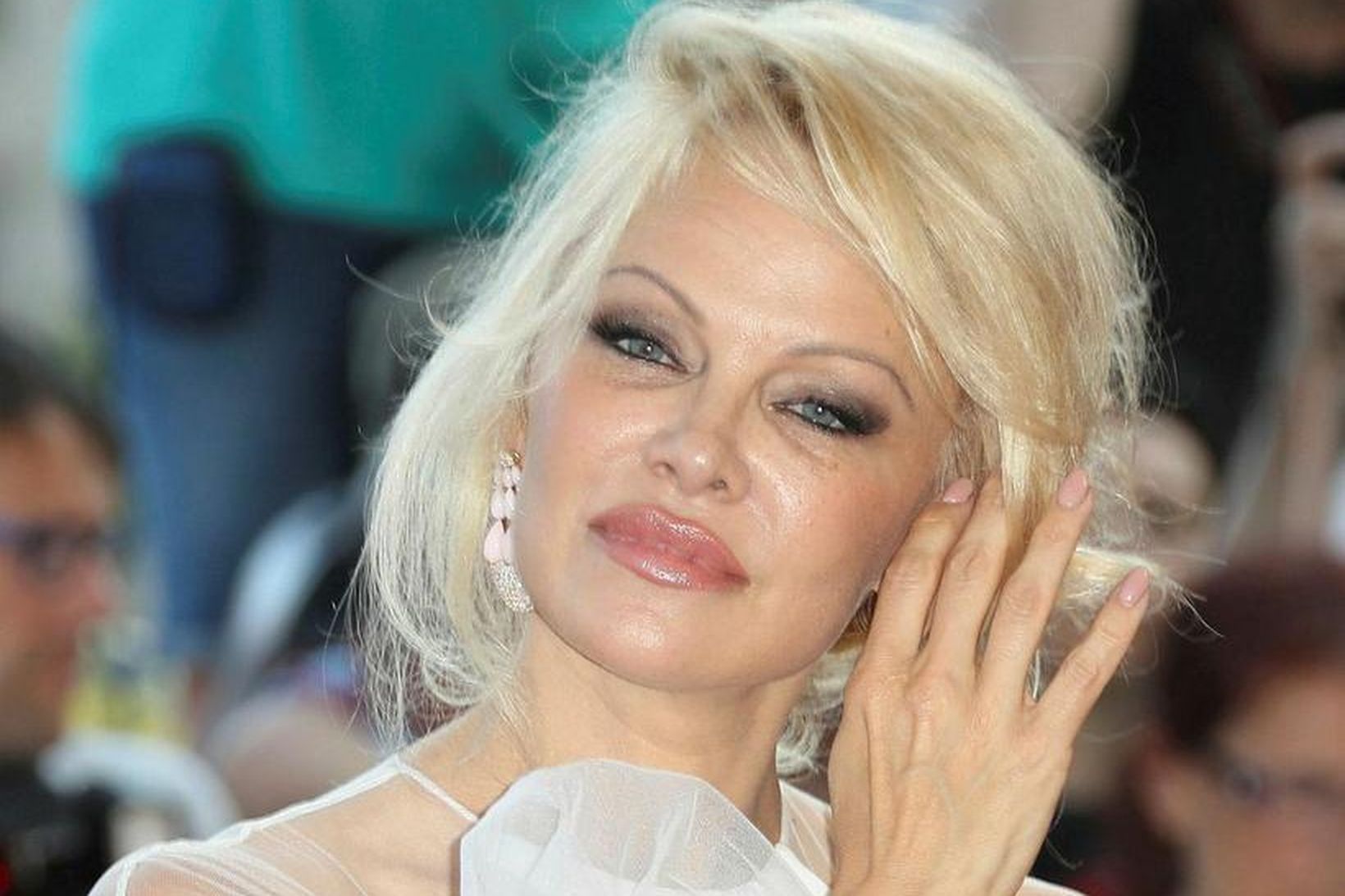 Pamela Anderson reynir að bjarga ástmanni sínum, Julian Assange.