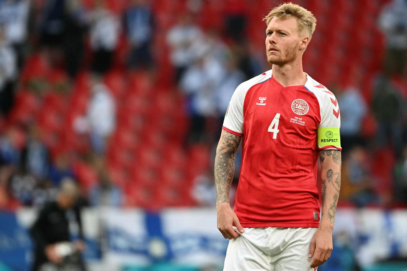 Simon Kjær og félagar í danska landsliðinu eru á leiðinni …