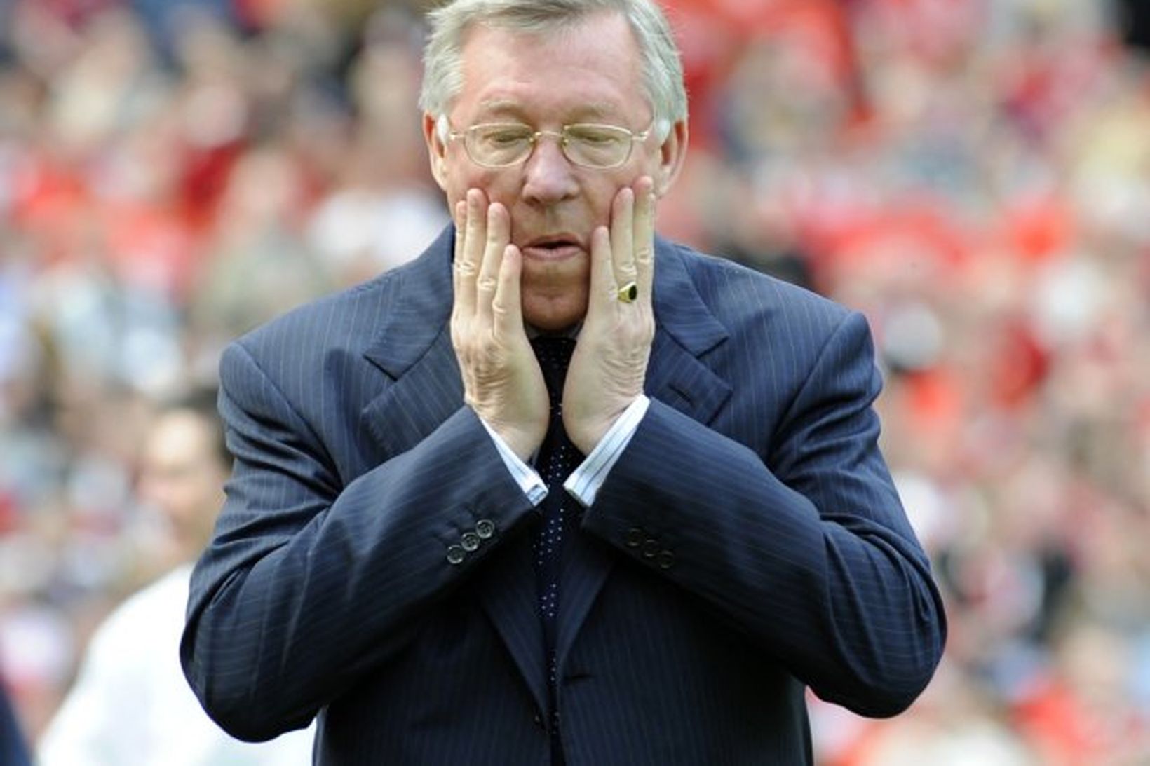 Sir Alex Ferguson knattspyrnustjóri Manchester United.