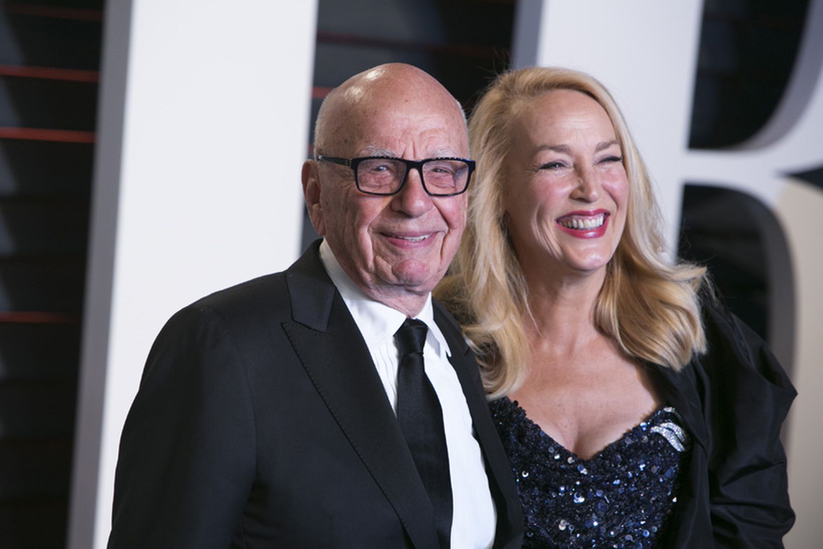 Rupert Murdoch og Jerry Hall gengu í hjónaband árið 2016.