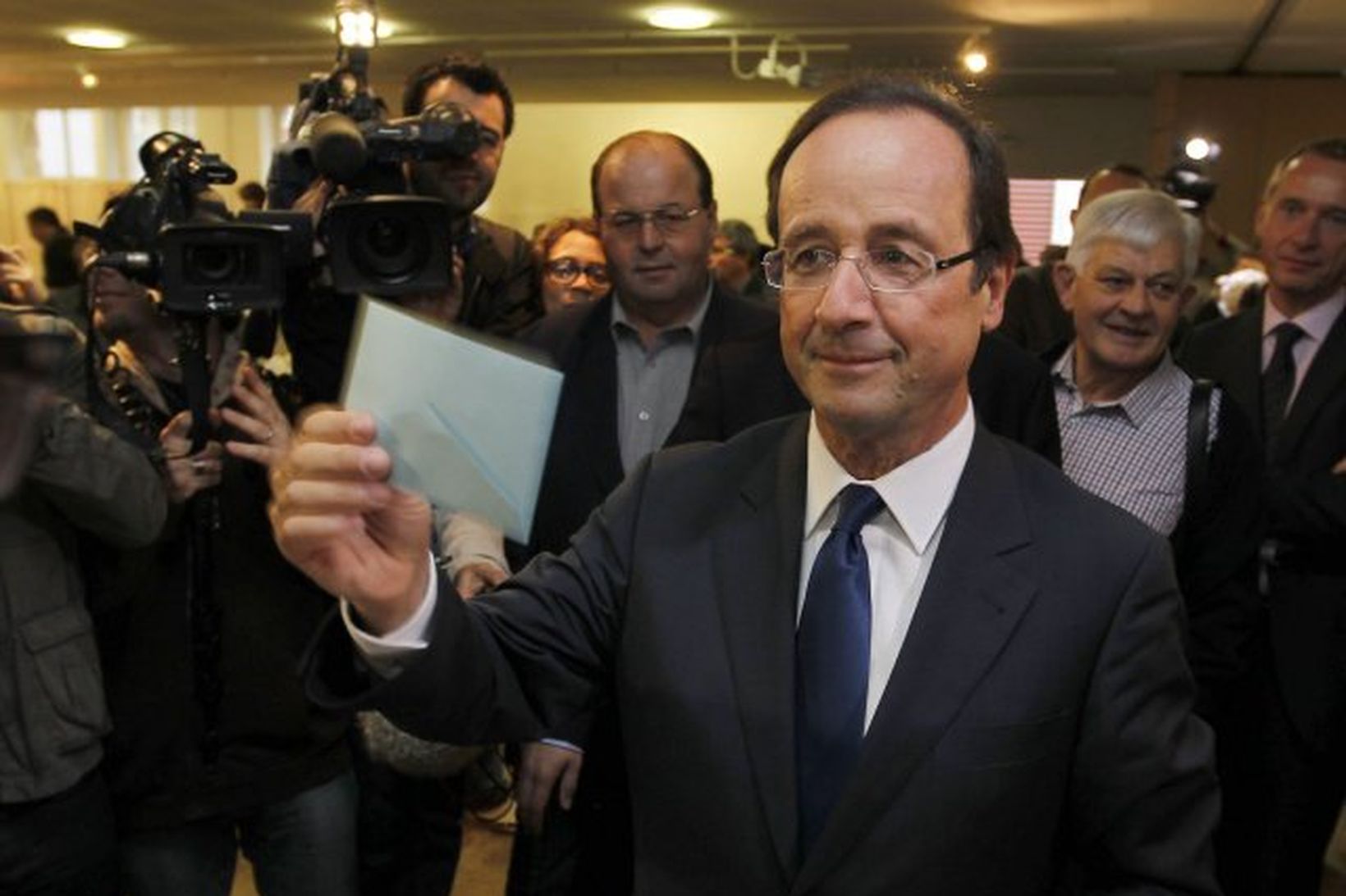 Francois Hollande, forsetaframbjóðandi franskra sósíalista.