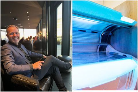 Ómar Ómarsson eigandi sólbaðstofunnar Smart.