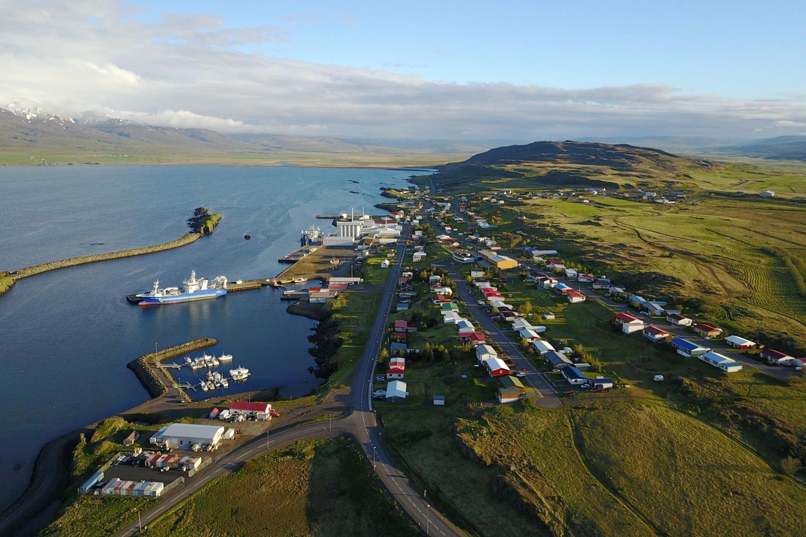 Það hefur svo sannarlega verið veðurblíða í Vopnafirði í dag.