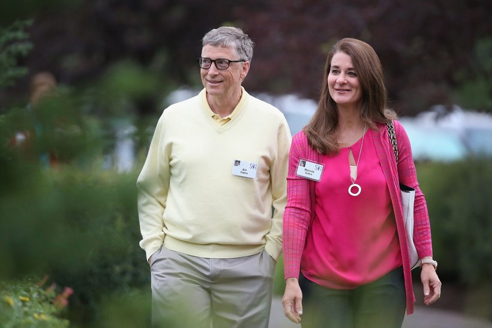 Bill Gates og Melinda Gates.