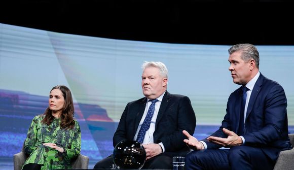 Katrín, Bjarni og Sigurður Ingi hittust ekki í dag
