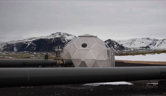 Koltvísýringur orðinn að grjóti á 2 árum