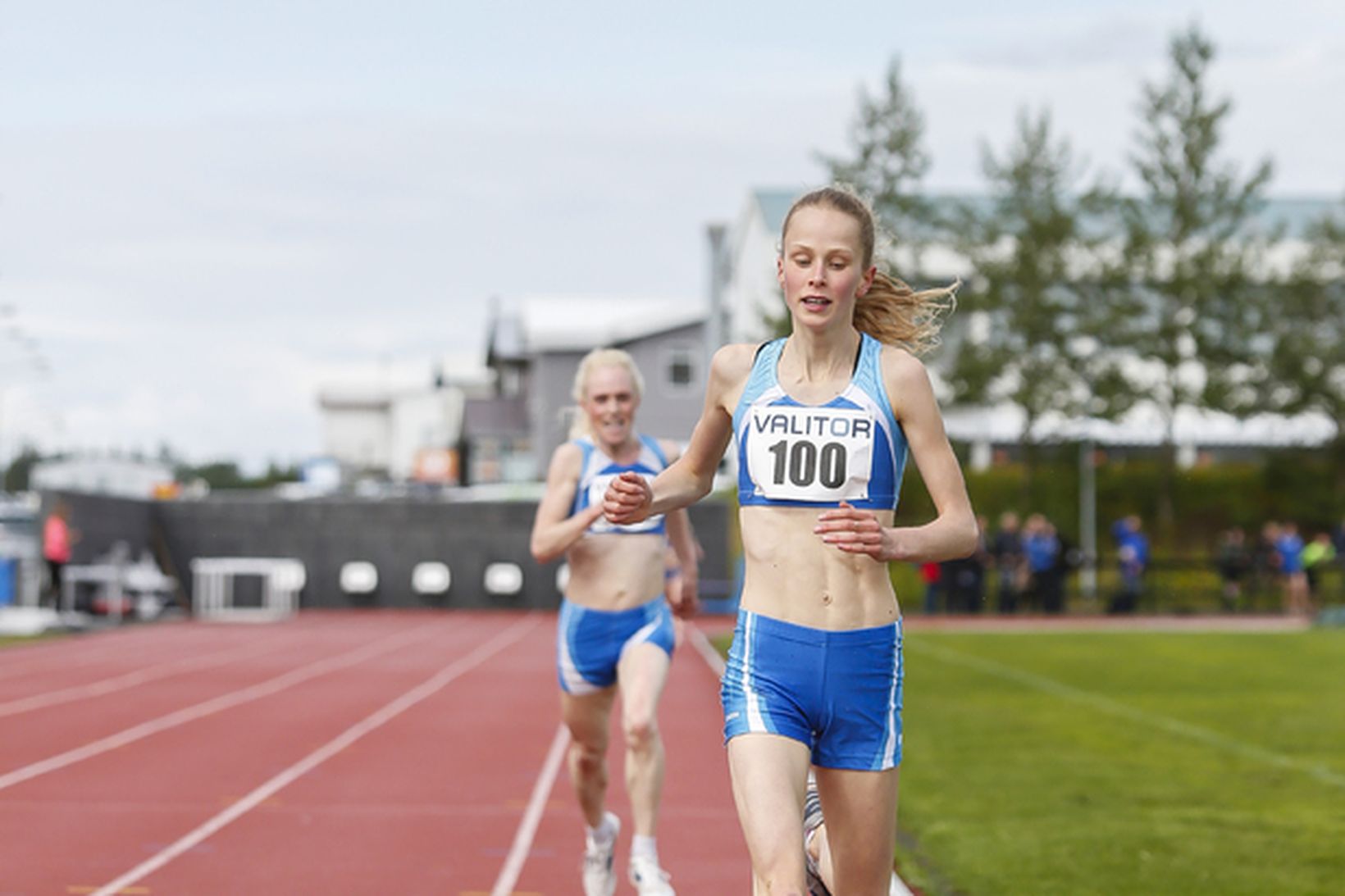 Andrea Kolbeinsdóttir vann Ármannshlaupið í kvennaflokki í dag.