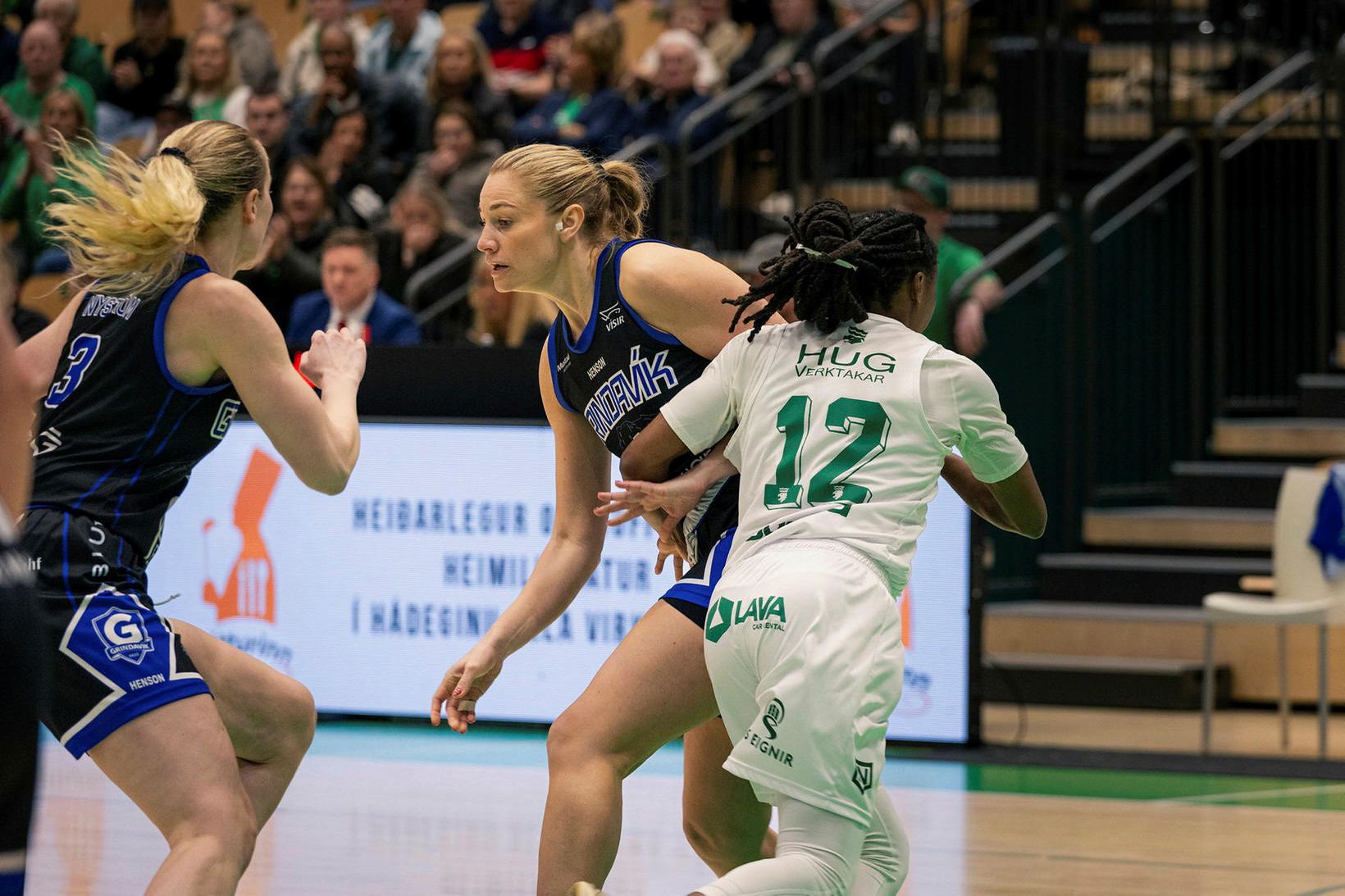 Njarðvík - Grindavík, staðan er 26:12