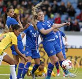 Ísland - Brasilía fótbolti kvenna