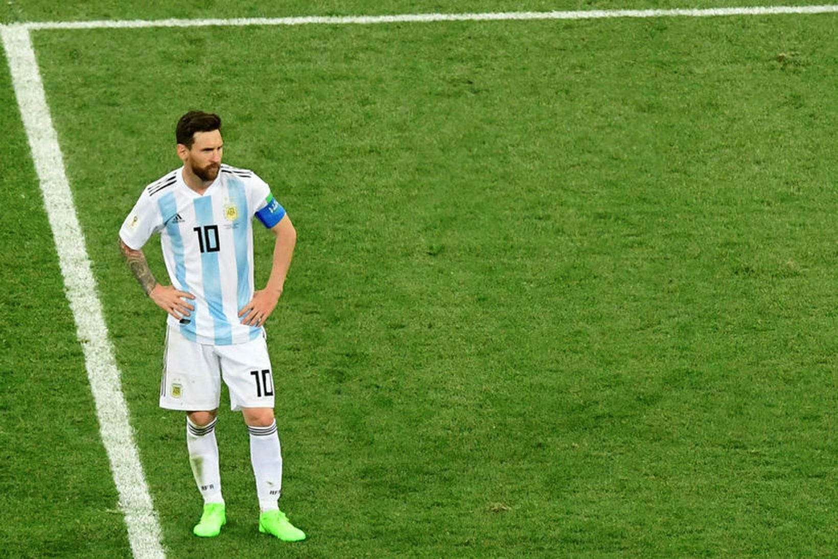 Lionel Messi og félagar hafa ekki átt sjö dagana sæla …