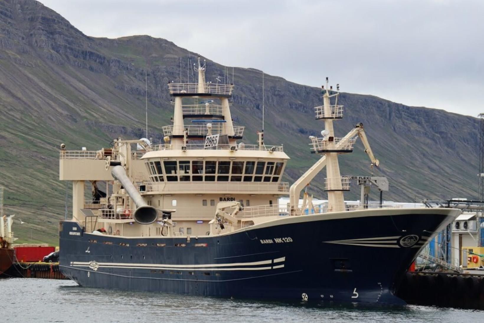Barði NK landaði 1.340 tonn af makríl og síld.