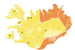 Veðurstofan hefur gefið út gula- og appelsínugula viðvörun fyrir daginn í dag, morgundaginn og laugardaginn. …