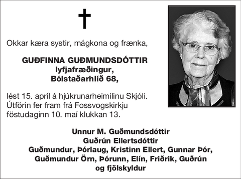 Guðfinna Guðmundsdóttir
