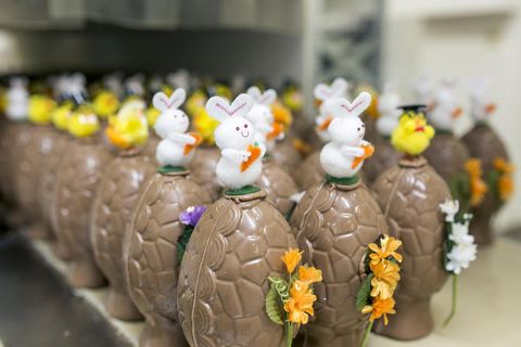 Chocolate eggs are produced by all of Iceland's main candy factories and are available in many different sizes.