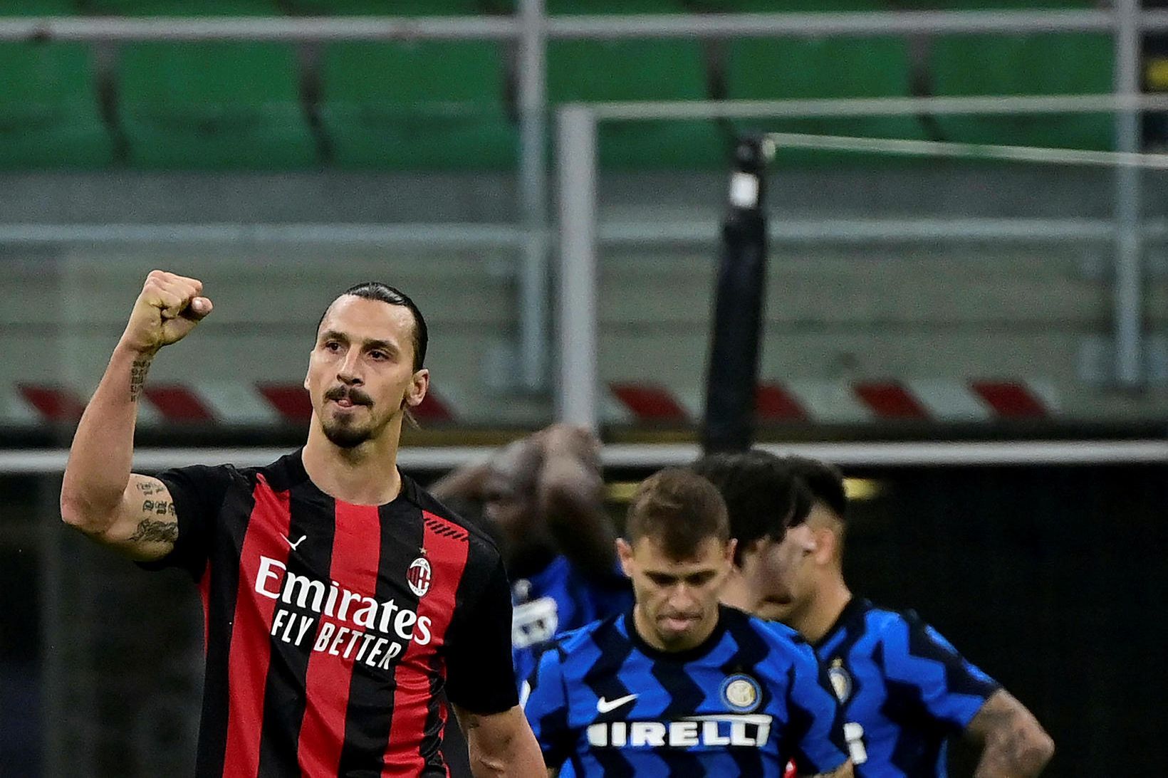 Zlatan Ibrahimovic var hetja AC Milan.
