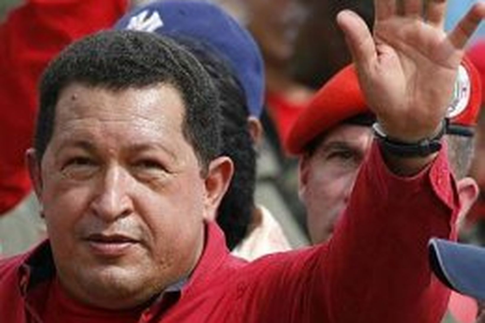 Hugo Chavez, forseti Venesúela.