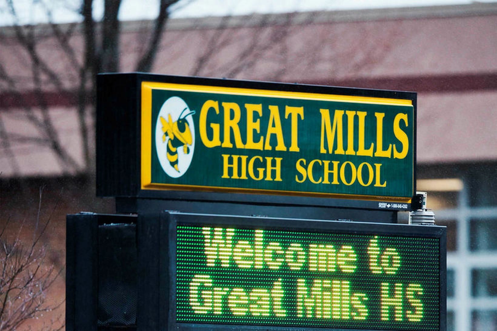 Árásin var gerð í Great Mills-framhladskólanum í Maryland þann 20. …