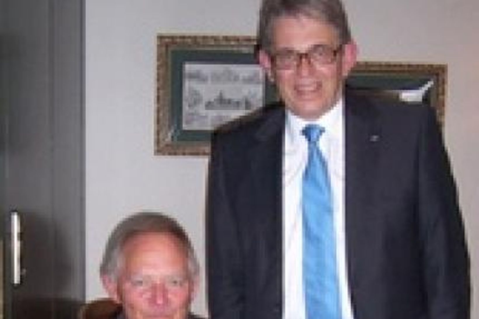 Björn Bjarnason og Wolfgang Schäuble.