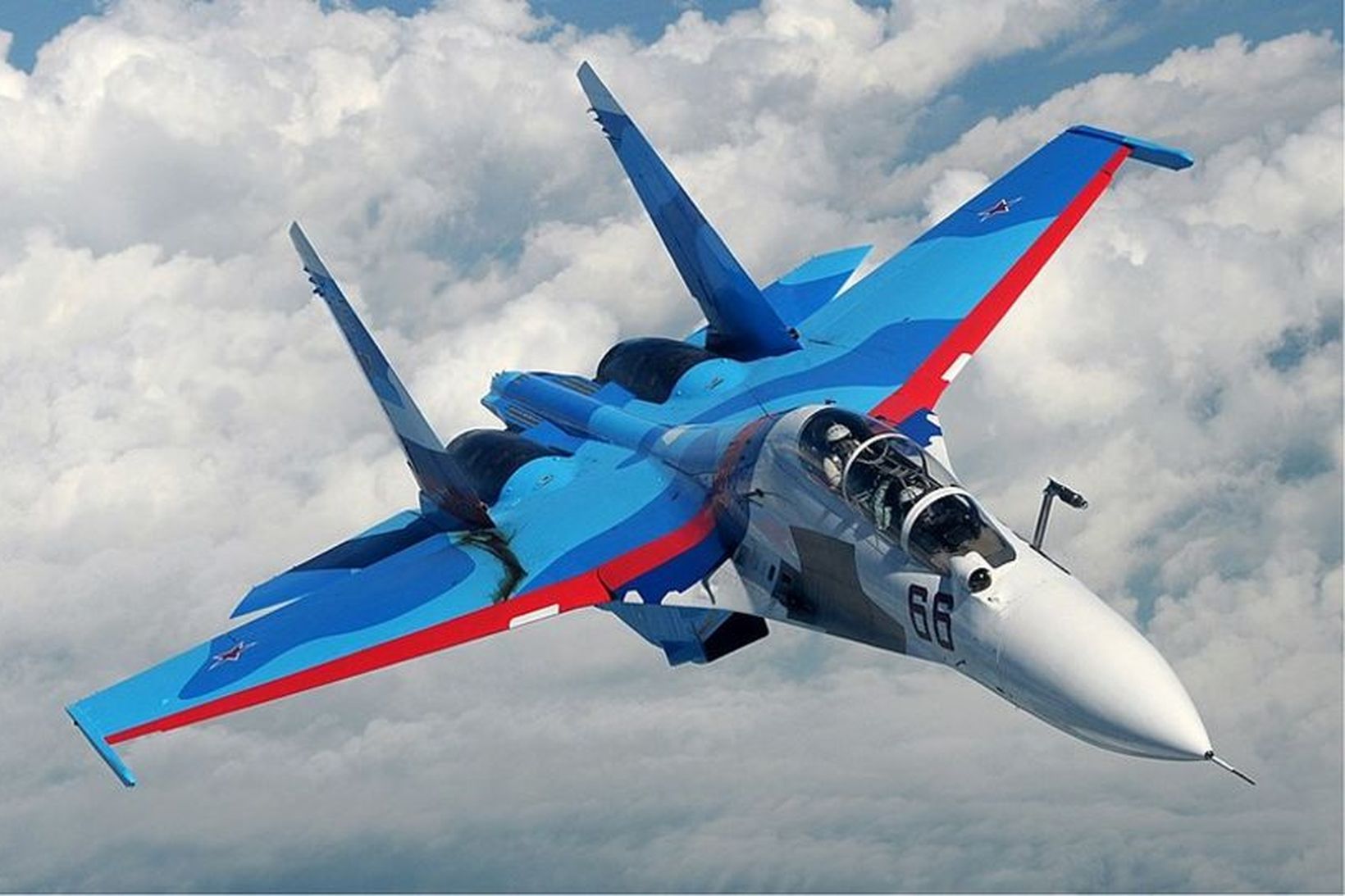 Su-30SM herflugvél.