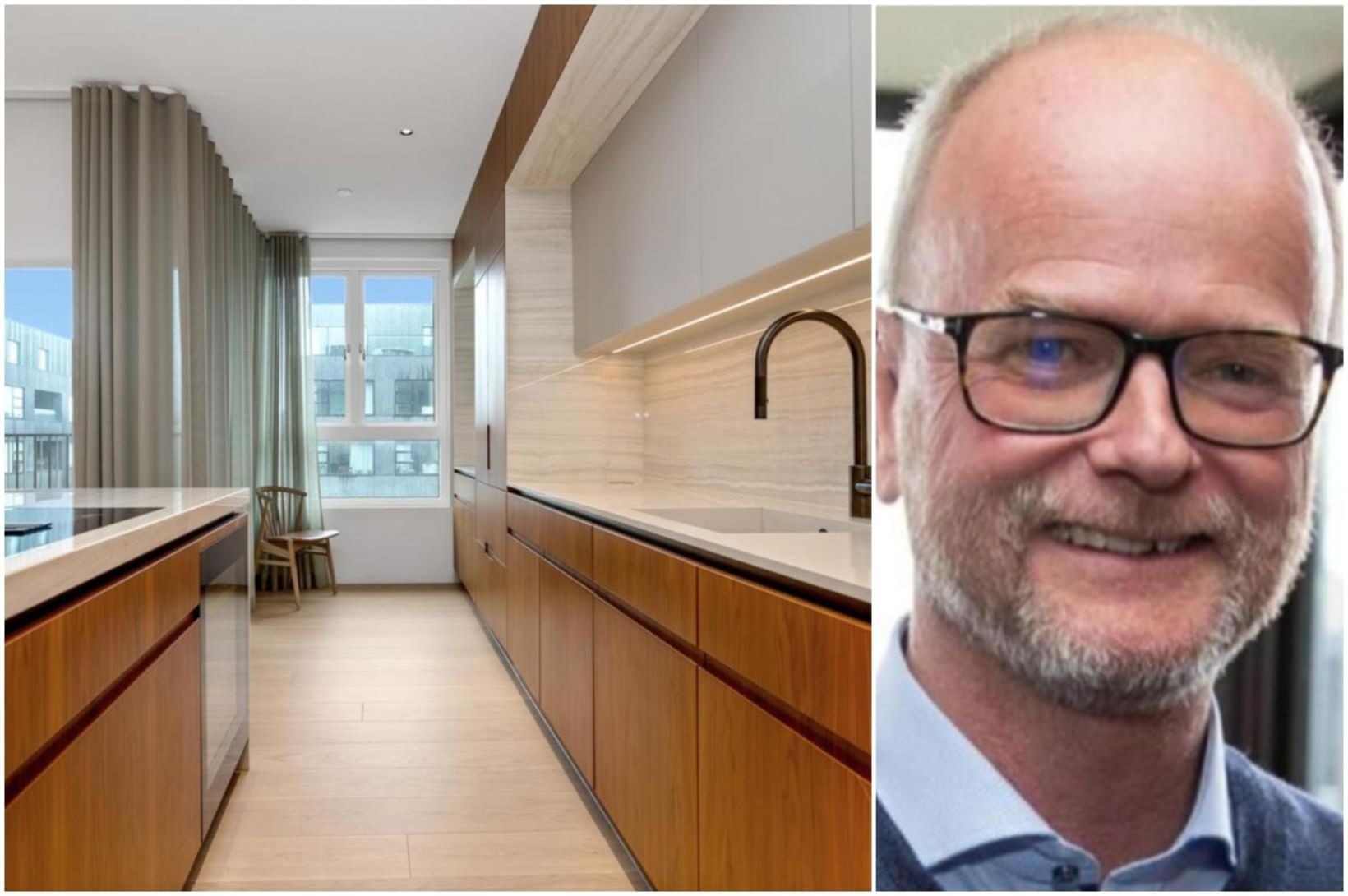 Árni Hauksson selur íbúð við Geirsgötu