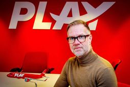 Einar Örn Ólafsson forstjóri Play segir að uppbygging dótturfélagsins Fly Play Europe á Möltu gangi …