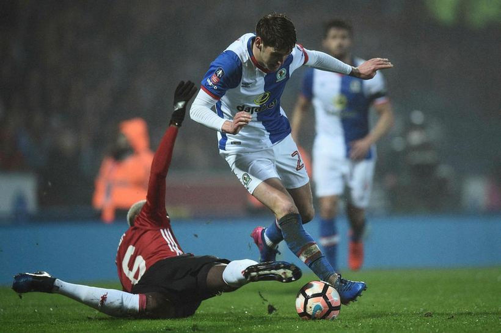 Frá bikarleik Blackburn og Manchester United um síðustu helgi.