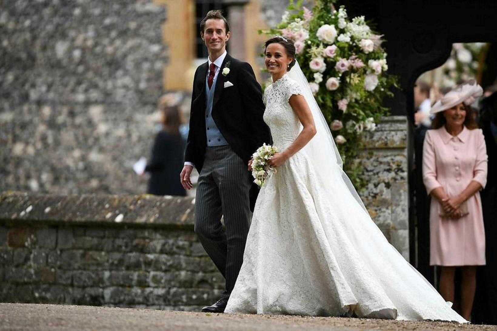 Pippa Middleton og James Matthews eru nú hjón.