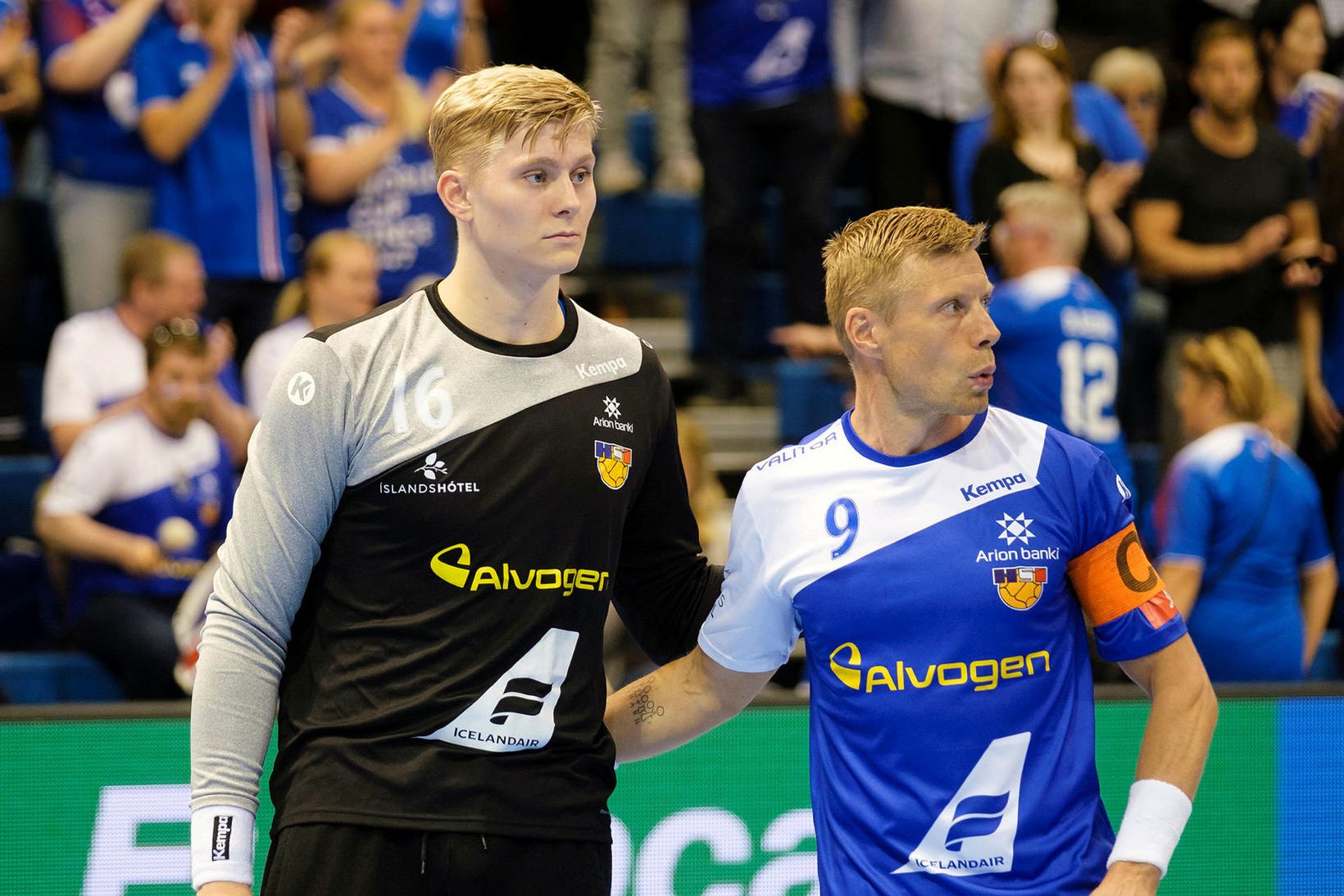 Viktor Gísli Hallgrímsson og Guðjón Valur Sigurðsson fara báðir til …