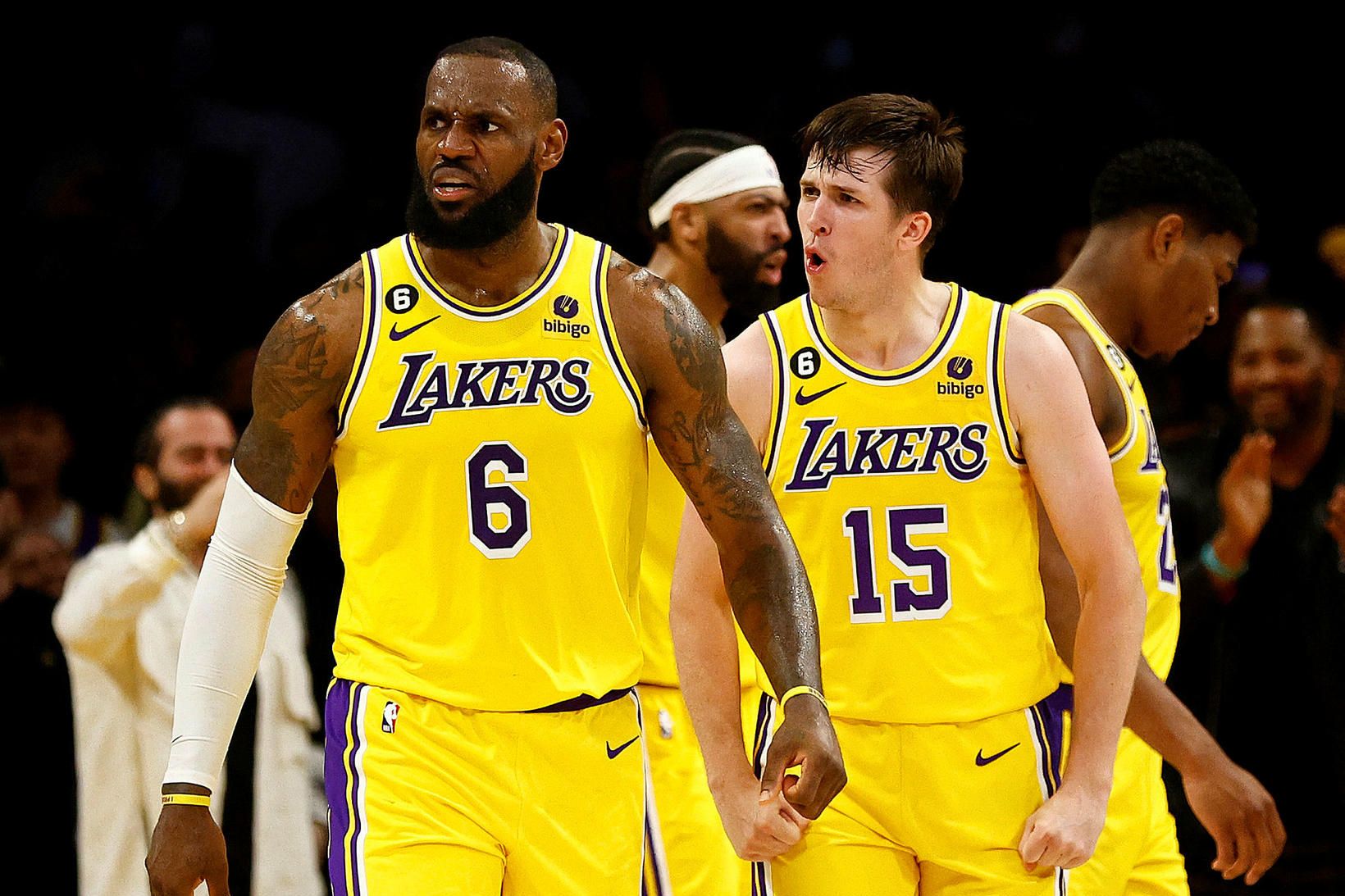 LeBron James og Austin Reaves voru atkvæðamestir hjá LA Lakers …