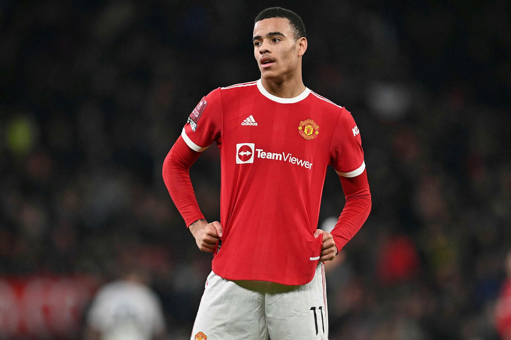 Mason Greenwood er sakaður um heimilisofbeldi.