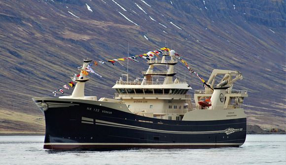 Börkur með fyrstu tonnin af makríl