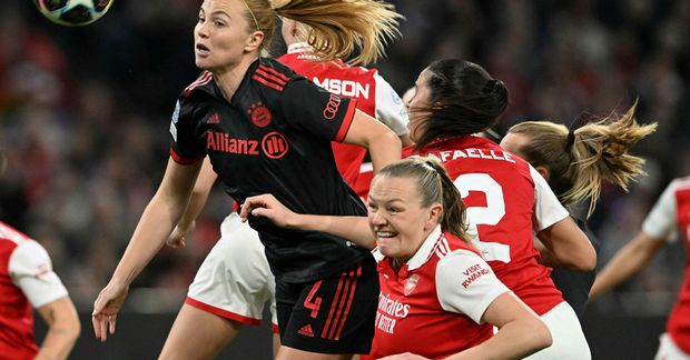 Glódís Perla Viggósdóttir í leik með Bayern.