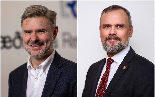 Ingvi Hrafn Óskarsson lögmaður og Daði Már Kristófersson fjármálaráðherra.