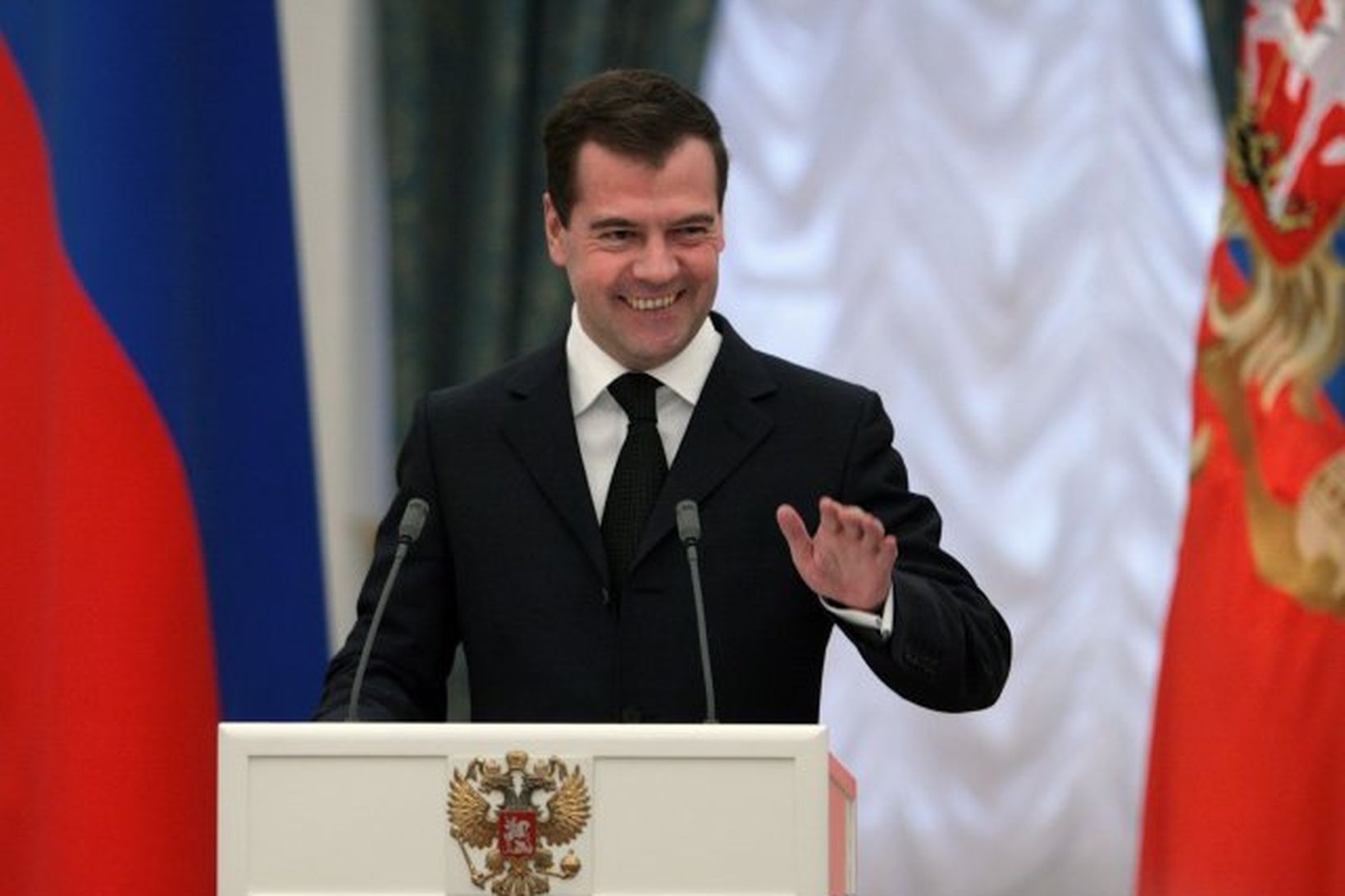 Dmítrí Medvedev, forseti Rússlands.