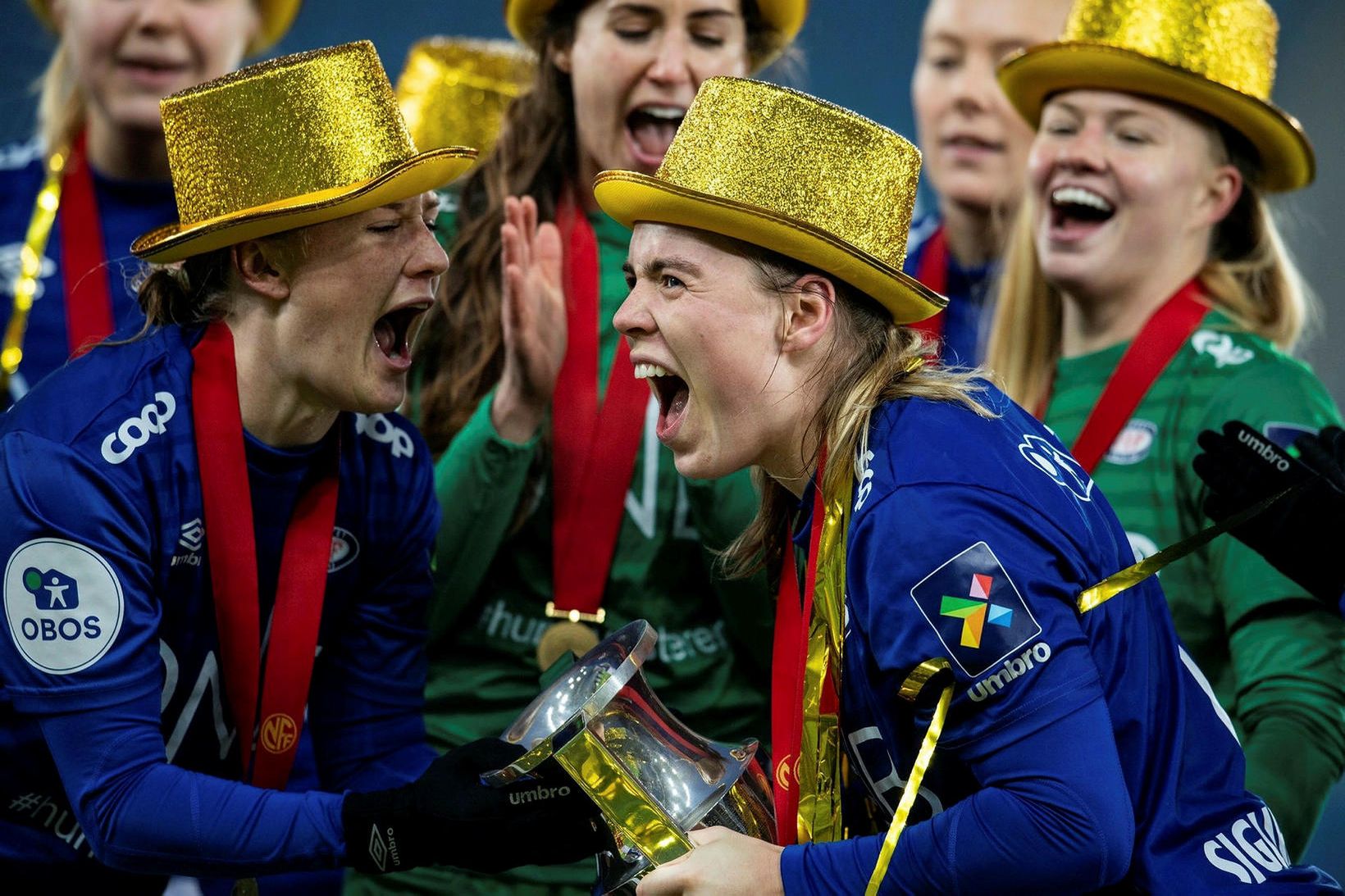 Ingibjörg Sigurðardóttir og samherjar í meistaraliði Vålerenga búa sig undir …