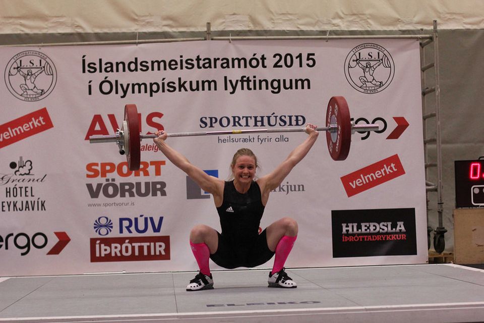 Þuríður Erla Helgadóttir Snarar 80 kg.