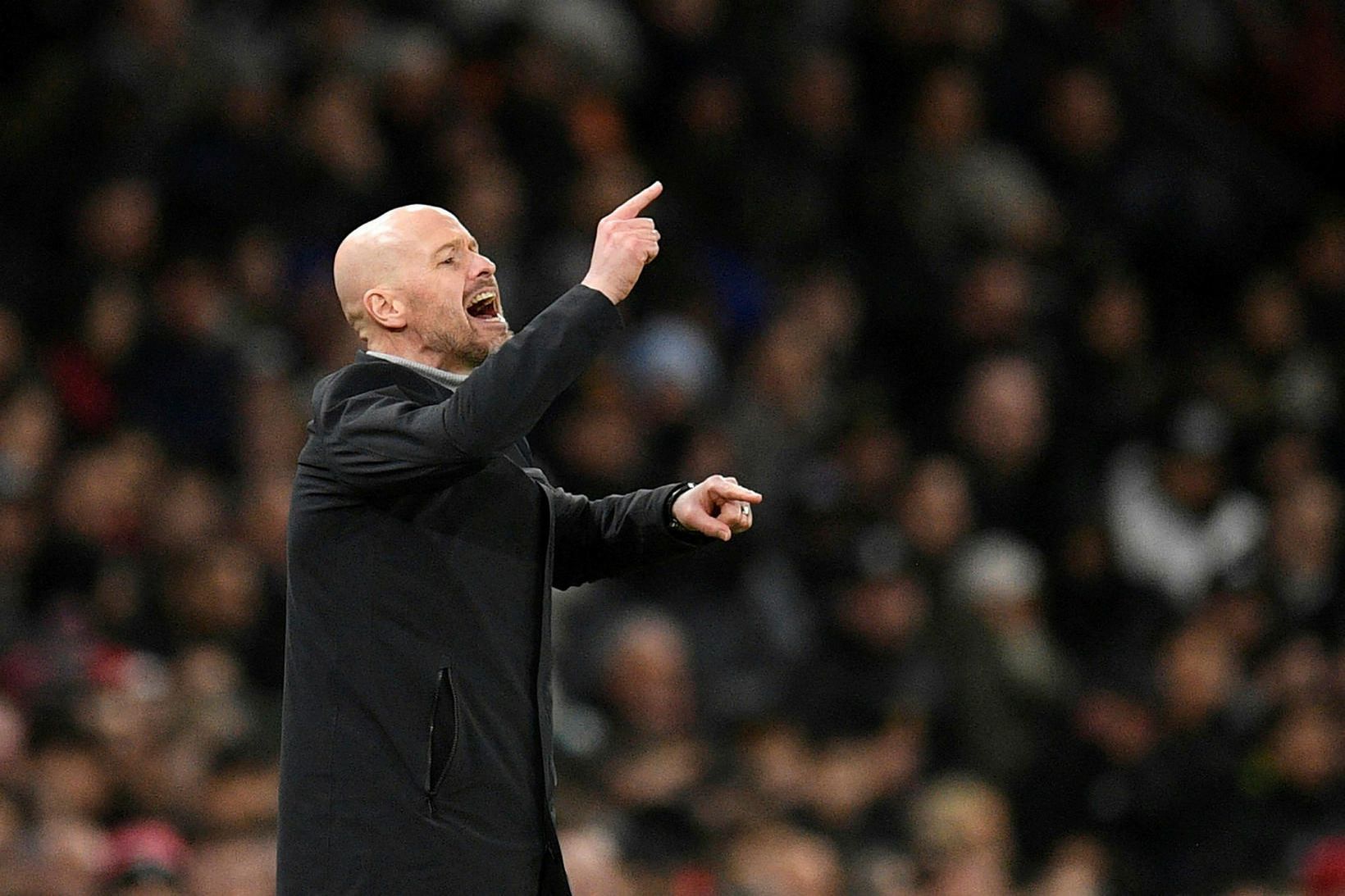 Erik ten Hag er ekki hrifinn af leikaðferð Newcastle.