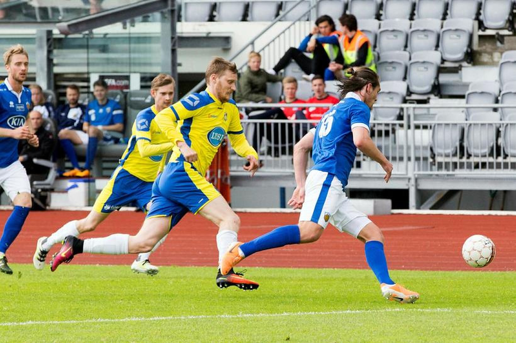 Ingiberg Ólafur Jónsson í leik með Fram gegn Grindavík.