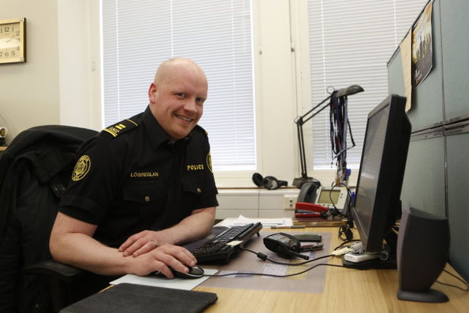 Þórir Ingvarsson, detective in charge of social media for Reykjavik police department.